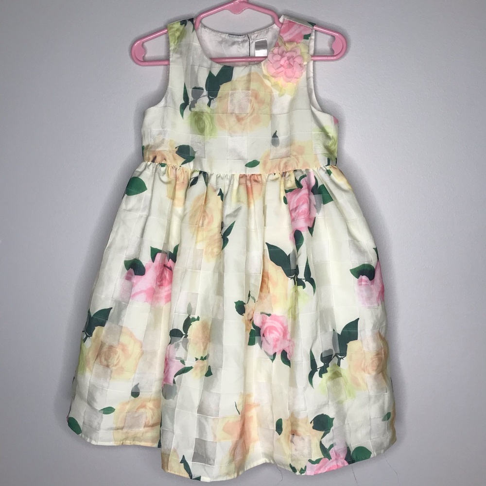 Cherokee fit and flare floral Spring / Easter dress size 5T